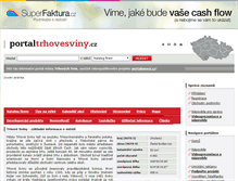 Tablet Screenshot of portaltrhovesviny.cz